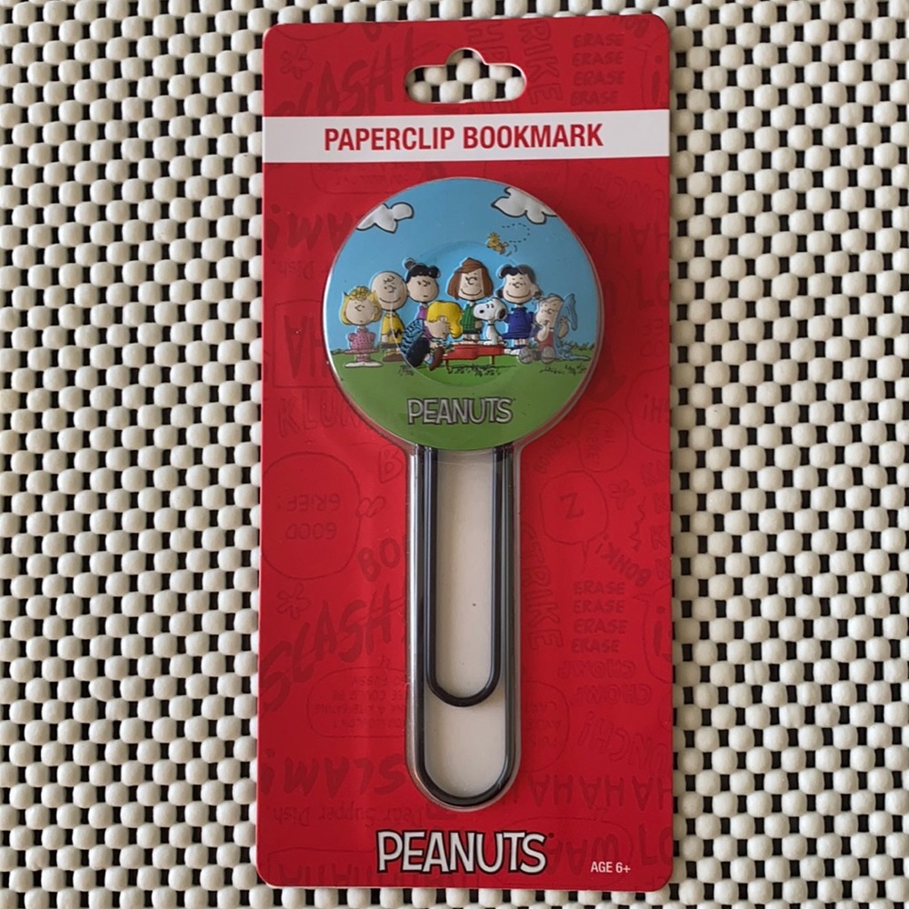 Peanuts Jumbo Paperclip Bookmark